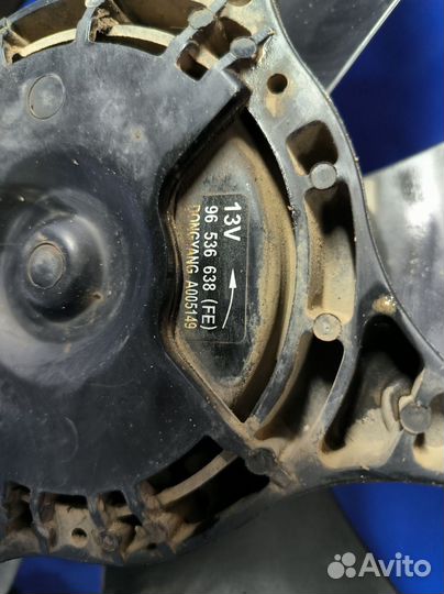 Вентилятор охлаждения Chevrolet Aveo T250