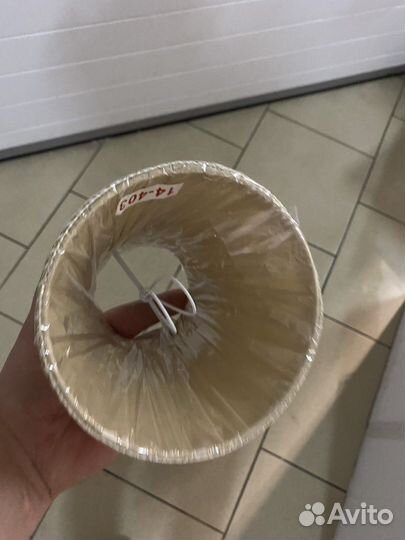 Абажур тряпочный