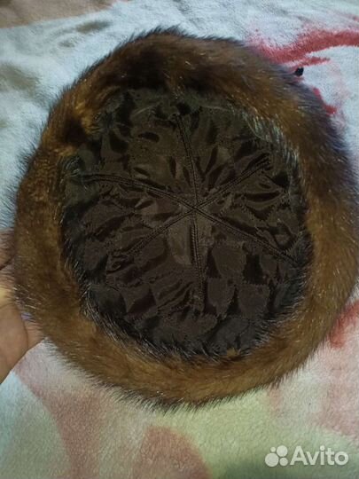 Шапка норковая женская