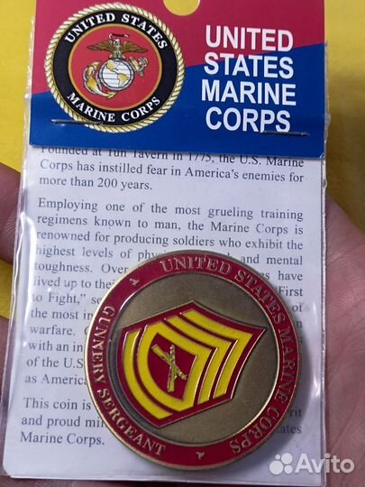 U.S. Marines Gunnery Sergeant Coin