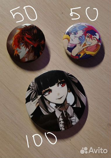 Аниме значки