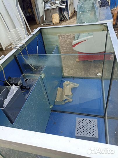 Аквариум для живой рыбы 121/77/127