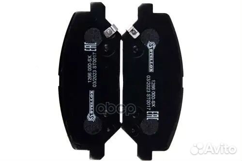 1266 000-SX колодки дисковые передние Hyundai i30