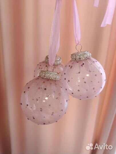 Новогодние шары ручной работы