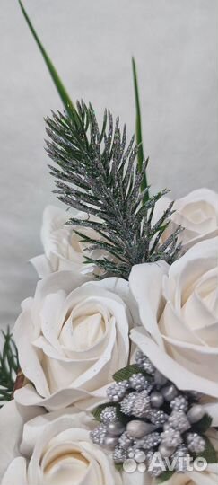 Новогодние подарки. Букеты из мыльных роз