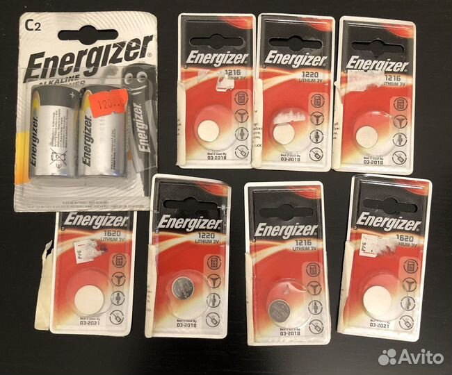 Батарейки в ассортименте