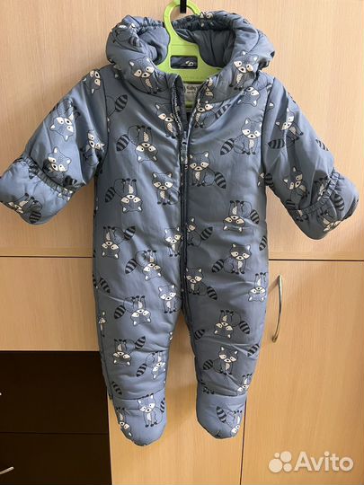 Осенний комбинезон для малыша, размер 68