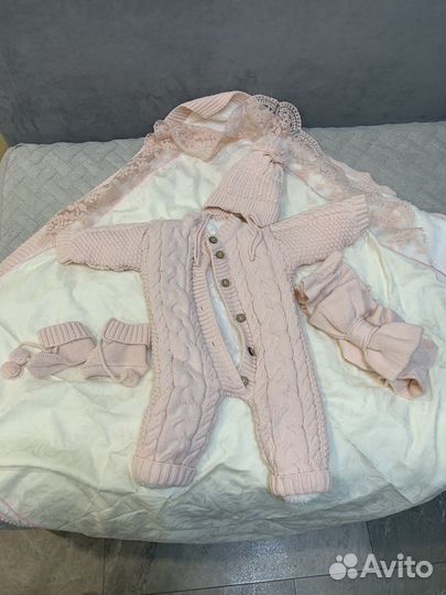 Конверт одеяло на выписку осень