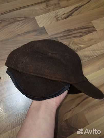 Кепка шерстяная с ушами Wigens 57 см