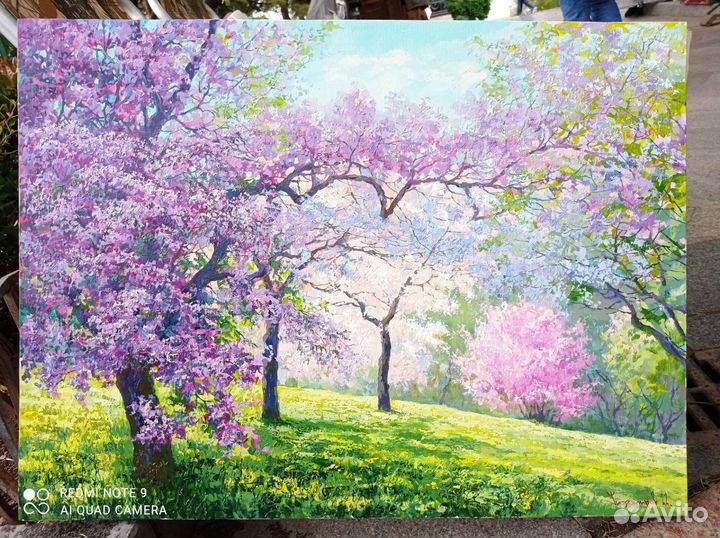 Картина маслом на холсте пейзаж