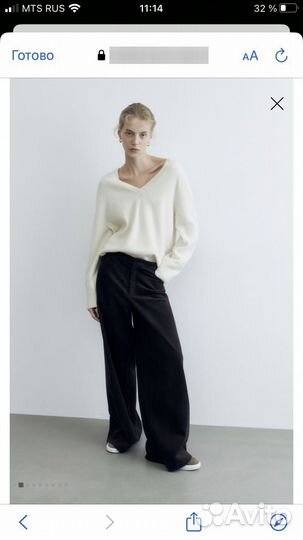 Джемпер lime новый XL шерсть