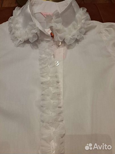 Блузка детская, школьная
