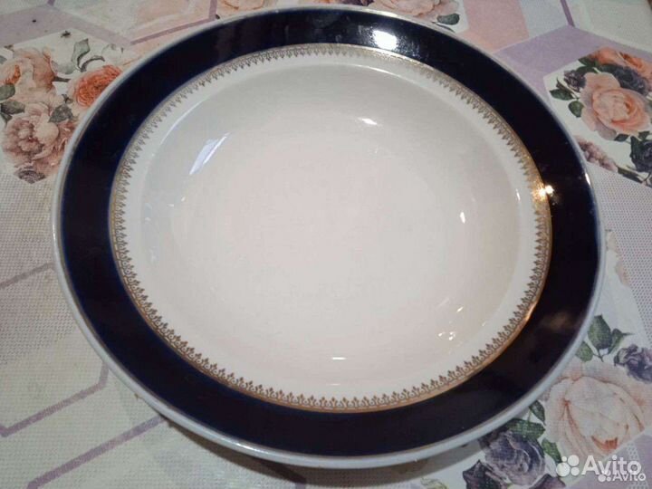 Тарелка суповая винтаж