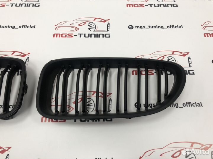 Решетка BMW 6 series стиль М6 черный мат рест