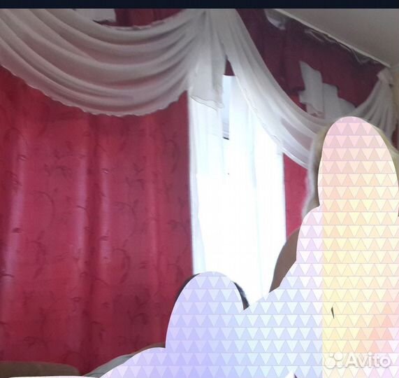 Портьера с ламбрекеном комбинированная