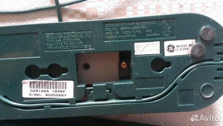 Телефон навесной/настольный GE 2-9126A