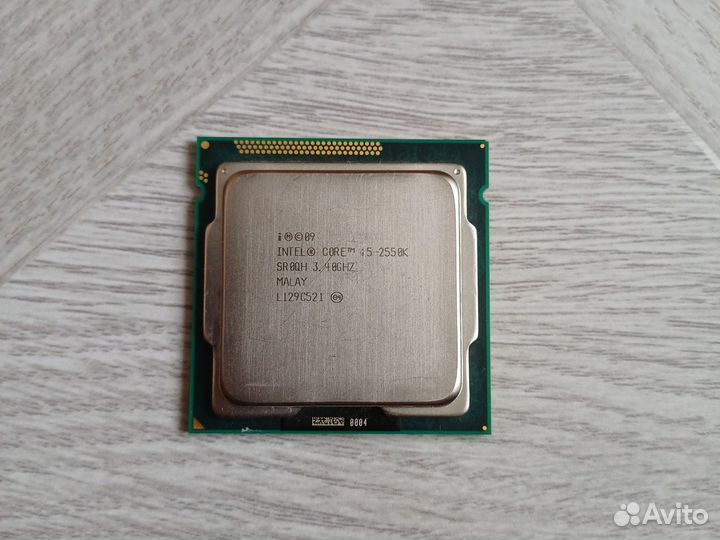 Процессор intel core i5 2550k