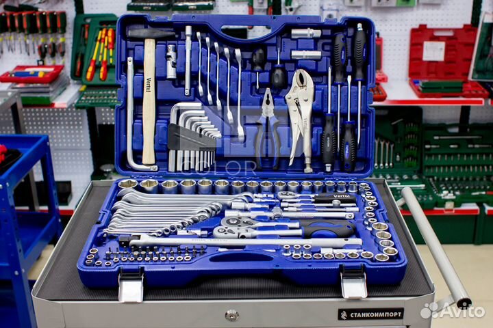 Набор инструментов 142 предмета 1/4