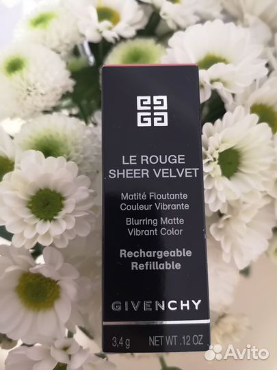 Помада givenchy le Rouge sheer velvet 38