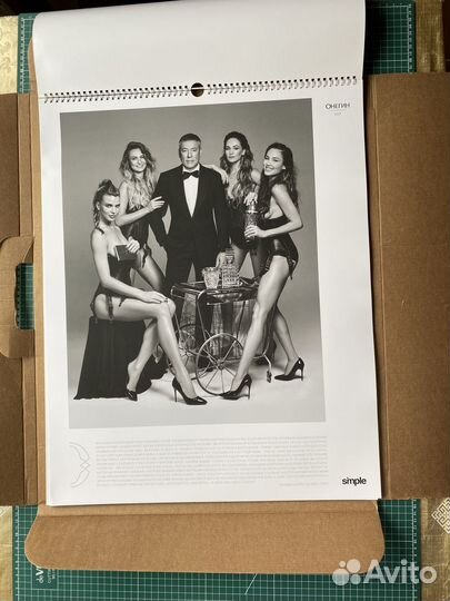 Эротический календарь Simple на 2023-24 Онегин 18+