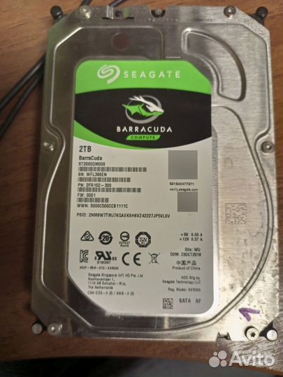 Hdd Seagete 2 Tb