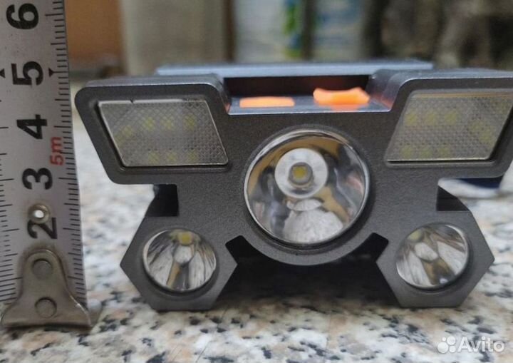 Фонарик налобный аккумуляторный