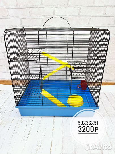 Клетка большая для крыс, шиншилл, дегу (новая)