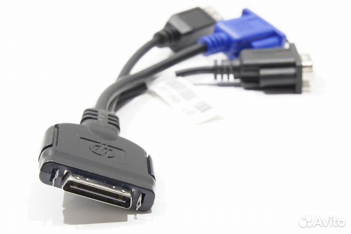 Кабель HP 409496-001 c-Class блейд 2*USB VGA COM