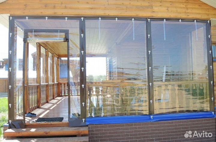 Мягкие окна для беседок террас