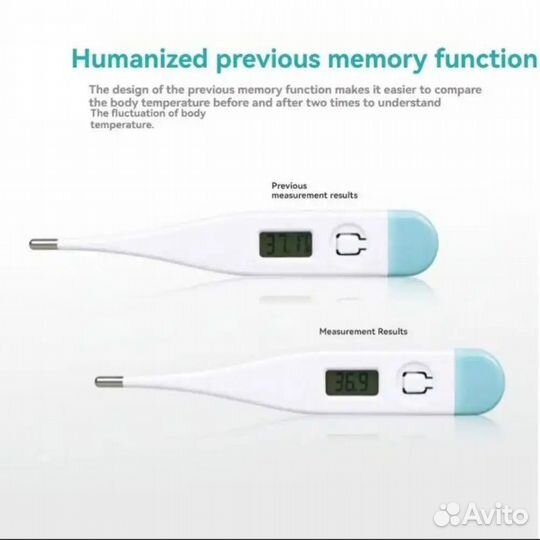 Электронный термометр для взрослых