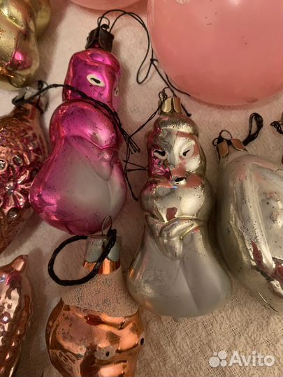 Елочные игрушки СССР