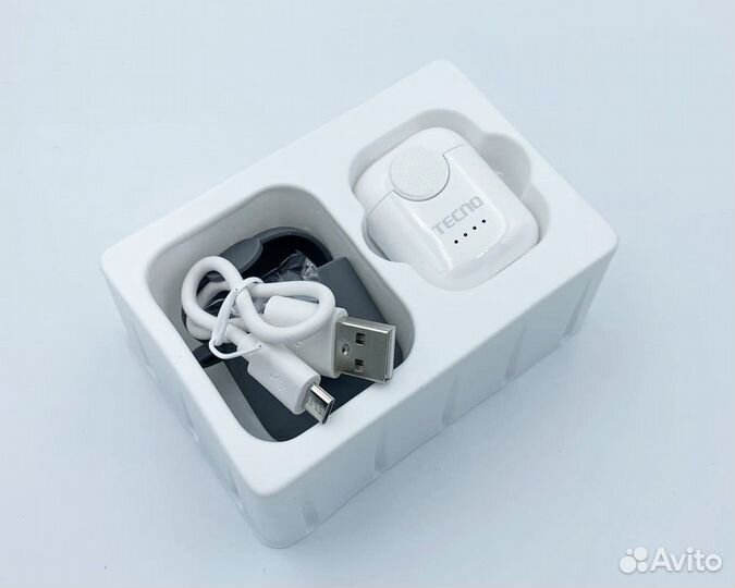 Bluetooth-гарнитура Tecno Minipods M1 Новые