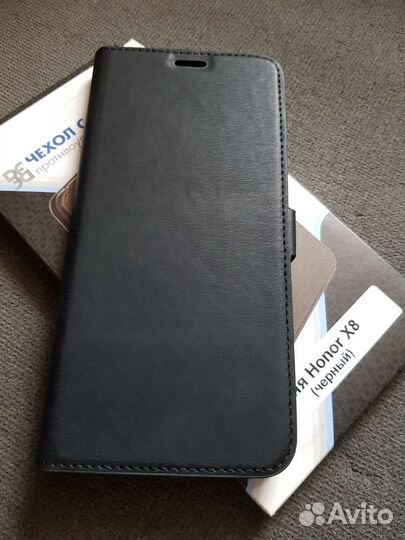 Чехол-Подставка Противоударный для Honor X8 black