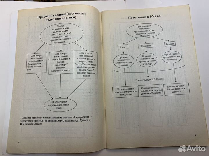 История в таблицах и схемах