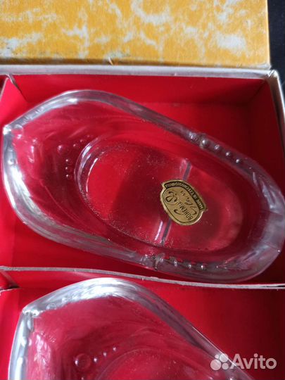 Набор пепельниц Башмачок. Богемия