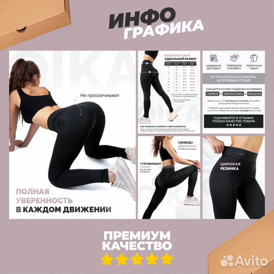 Продающая Инфографика Маркетплейс Wildberries Ozon