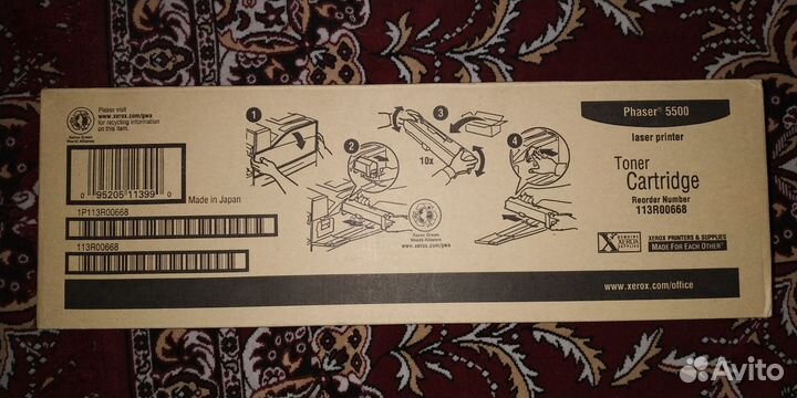 Картридж лазерный Xerox phaser 5500 113R00668