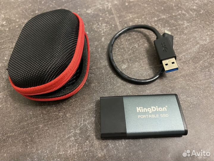 Внешний портативный SSD диск KingDian 120 Gb