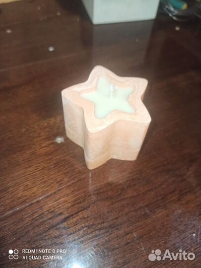 Ароматическая свеча ручной работы