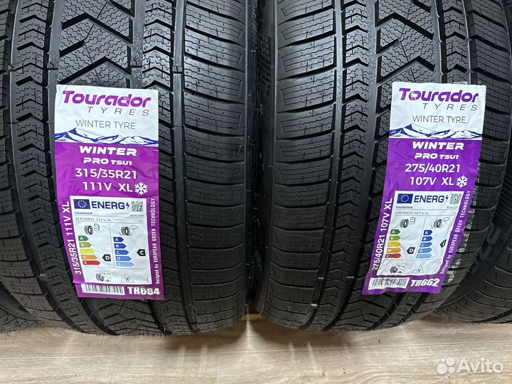 Tourador Winter Pro TSU1 275/40 R21 и 315/35 R21 112V