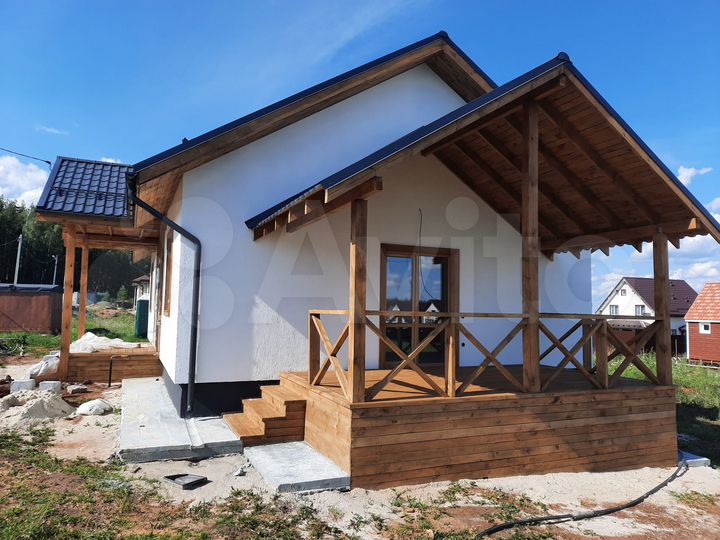 Коттедж 105,3 м² на участке 10 сот.