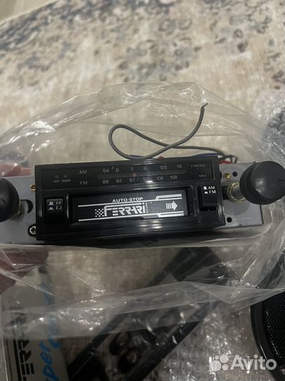 Японская магнитола с колонками новая ретро