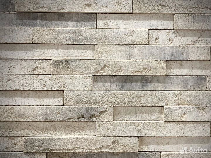 Кирпич real brick. 3Д ригель (укладка без шва)