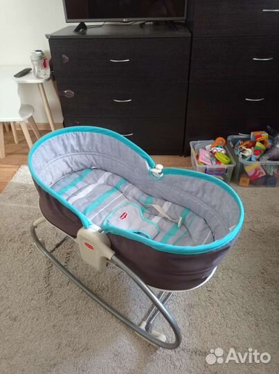 Люлька баунсер tiny love шезлонг для малыша