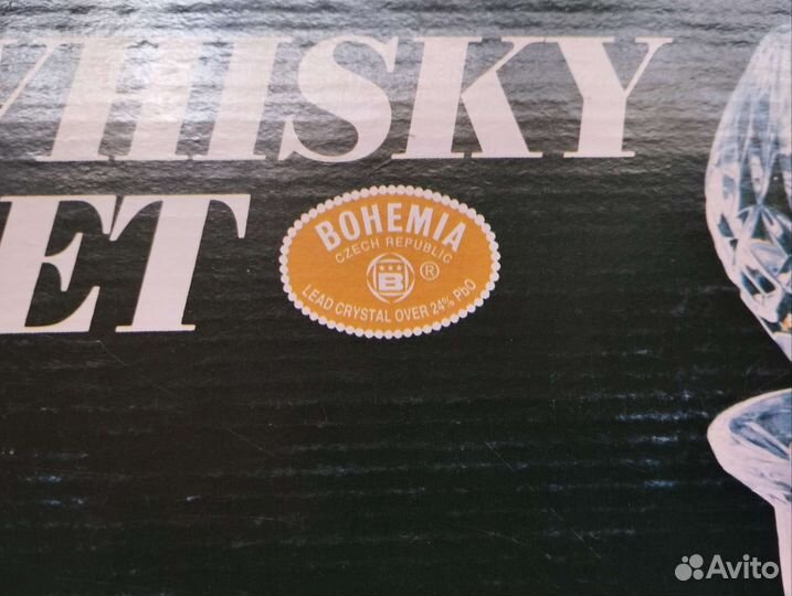 Набор для виски (хрусталь богемия)