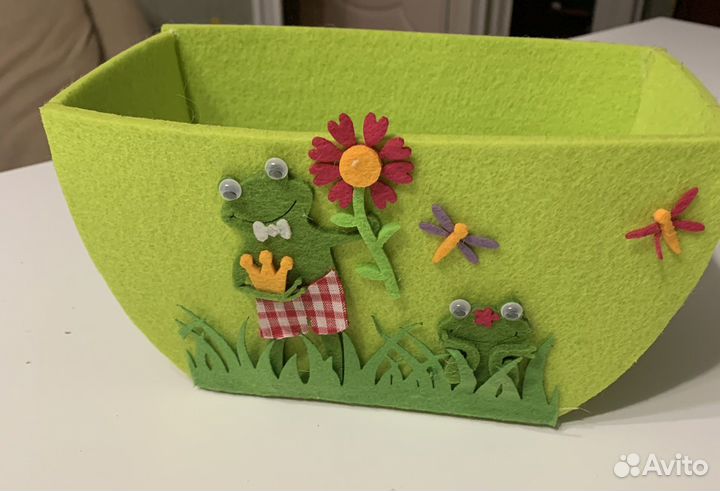 Корзинка из фетра