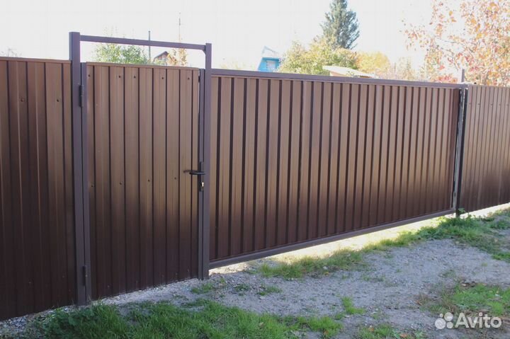 Ворота металлические