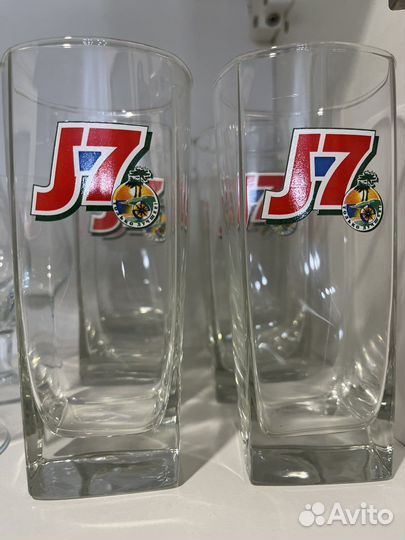 Стаканы J7 стеклянные новые 6шт
