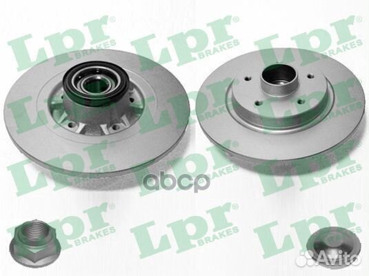 R1070PCA Диск тормозной renault kangoo 08/merc