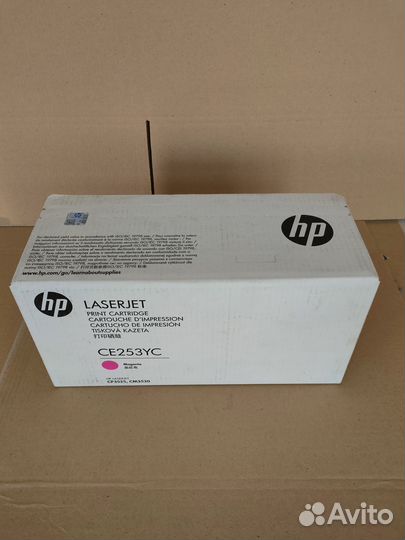 CE253YC Картридж HP №504 пурпурный для HP